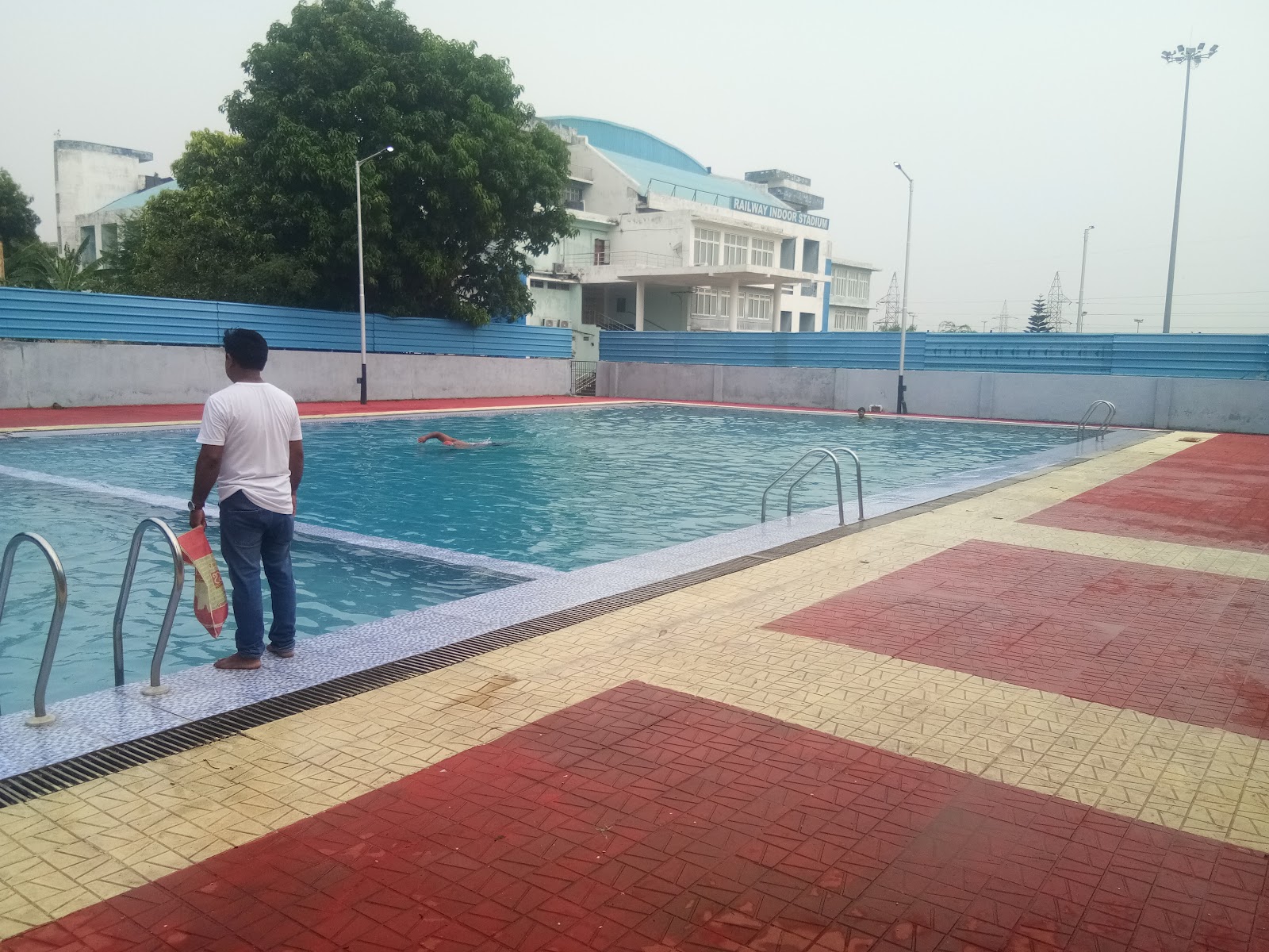 Railway swimming pool — Swimming in Acharya Vihar Square, Bhubaneswar