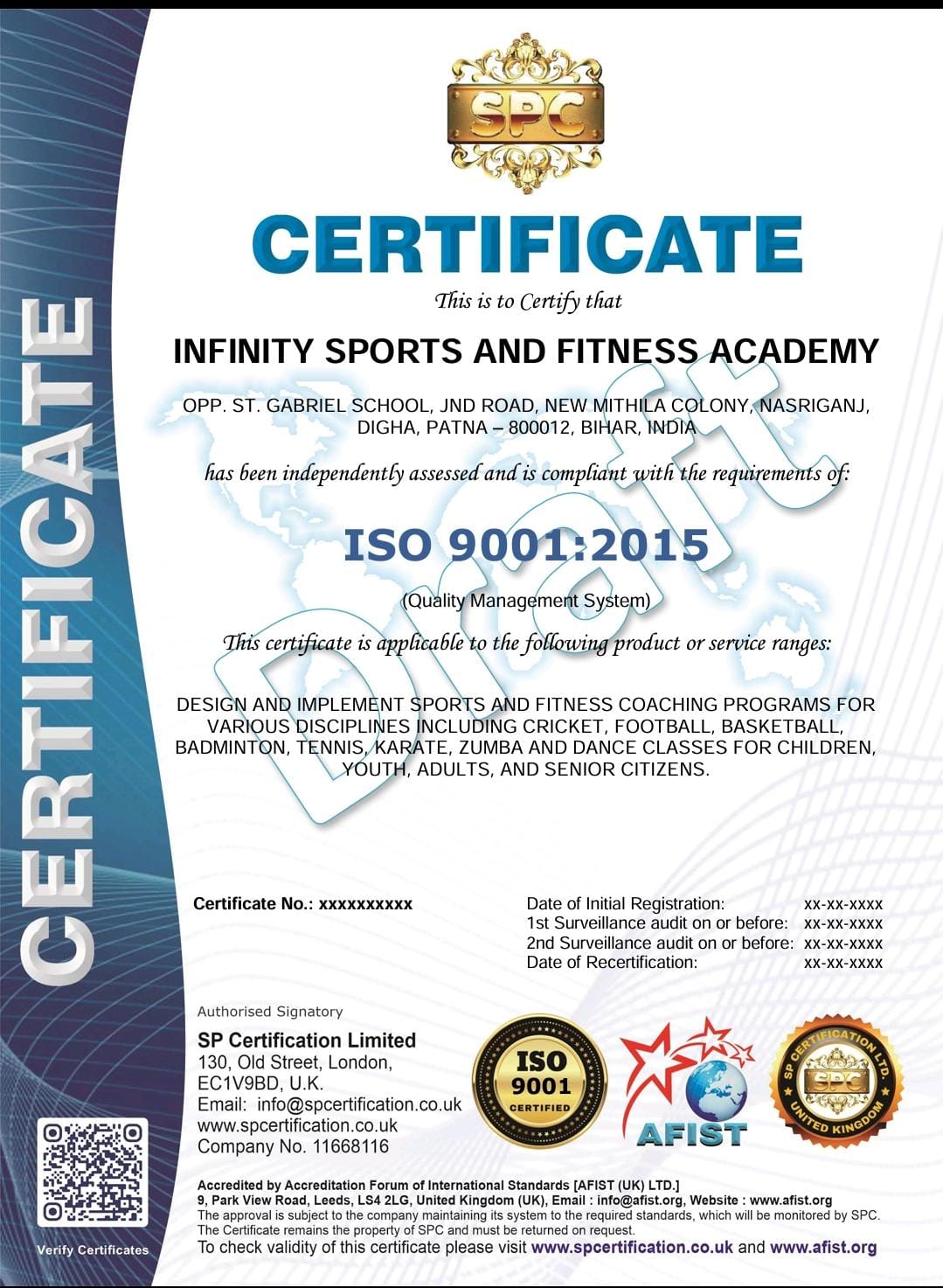Infinity Sports and fitness academy — Other Sports in Digha, Patna