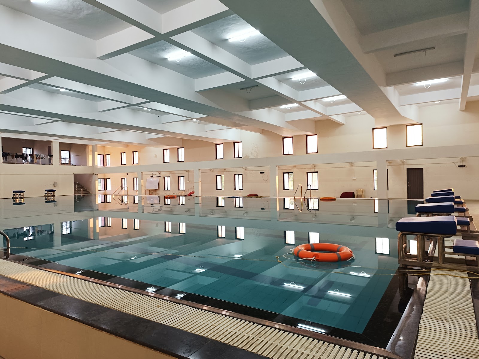 Swimming Pool and Gymnasium Hall — Swimming in Mansarovar Bungalows, Surat