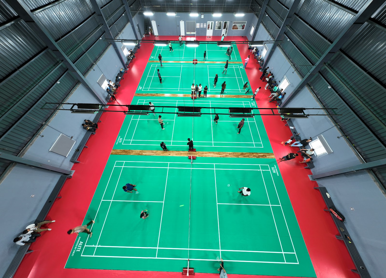 Champ Badminton Academy — Badminton in Civil Aerodrome, Coimbatore