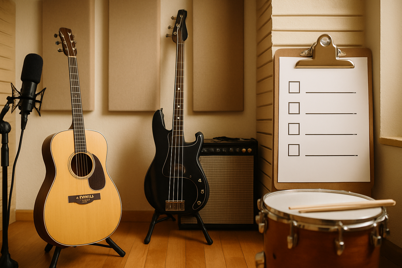 Equipment Checklist for a New Music Studio (2026)