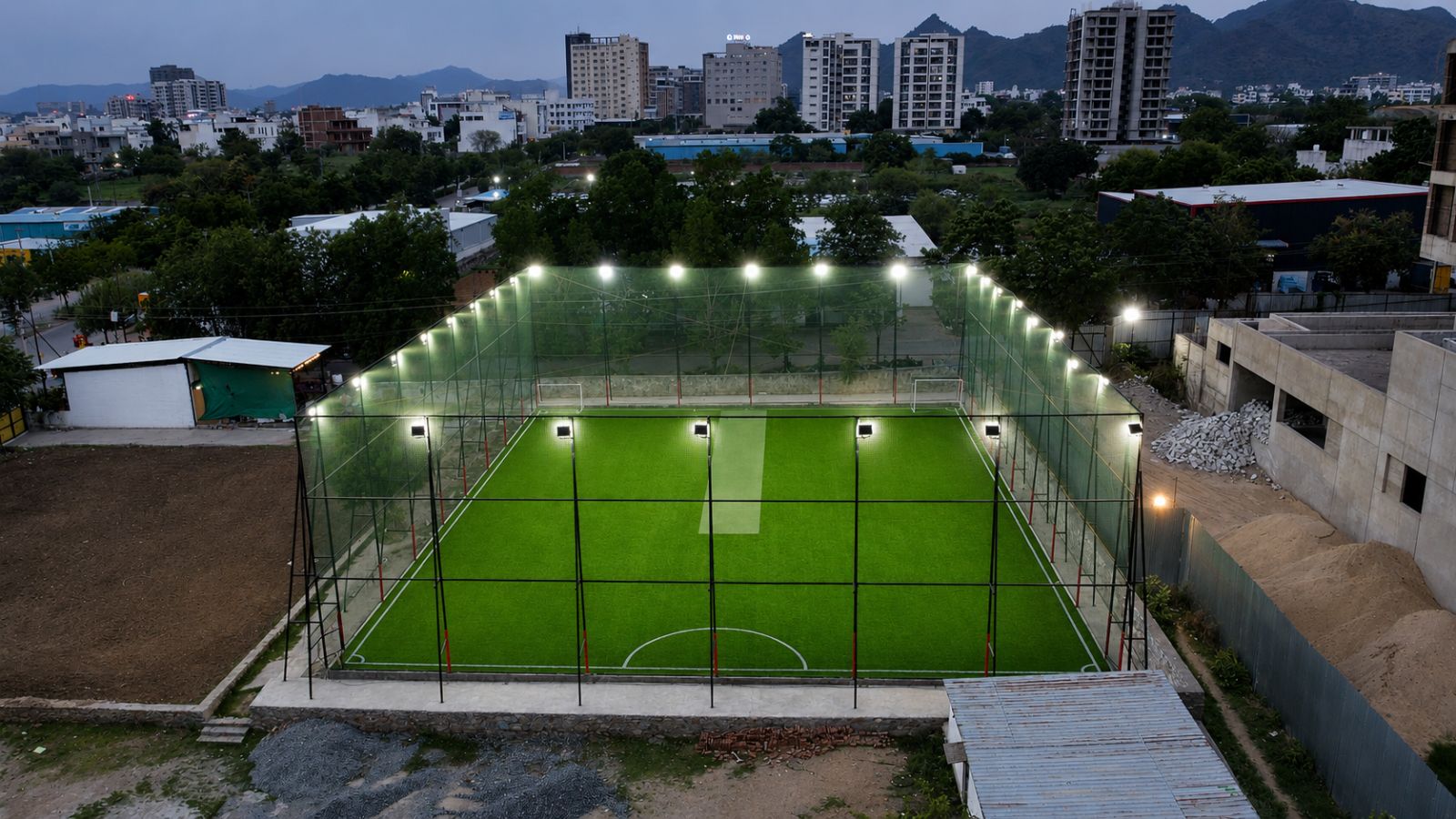 Pavilion Park Udaipur - Sports Turf — Cricket in Shobhagpura