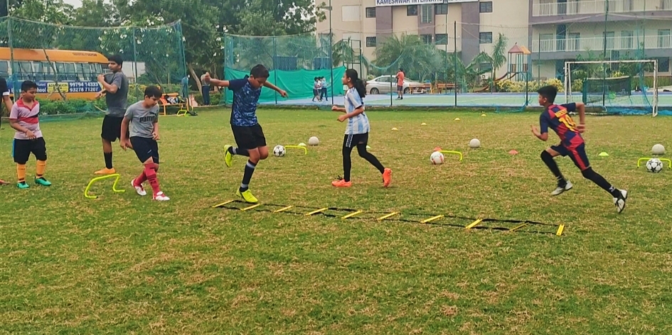 Pradip Football & Skating Club — Skating in Sargasan, Gandhinagar