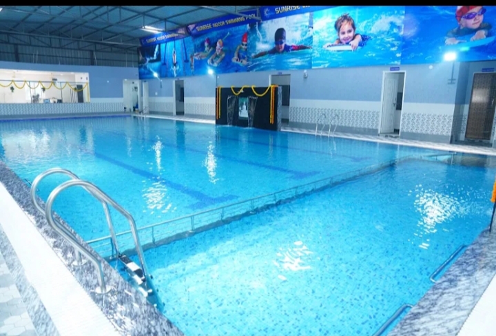 Sunrise indoor swimming pool — Swimming in Kondapur, Hyderabad